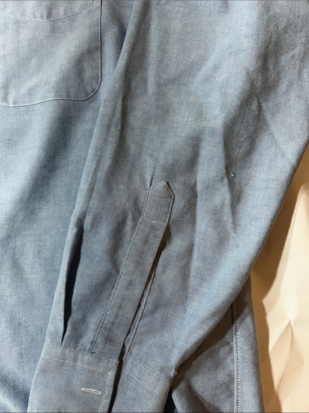 L.L. Bean Men’s Light Blue Oxford Button-Down Shirt - Picture 3 of 5